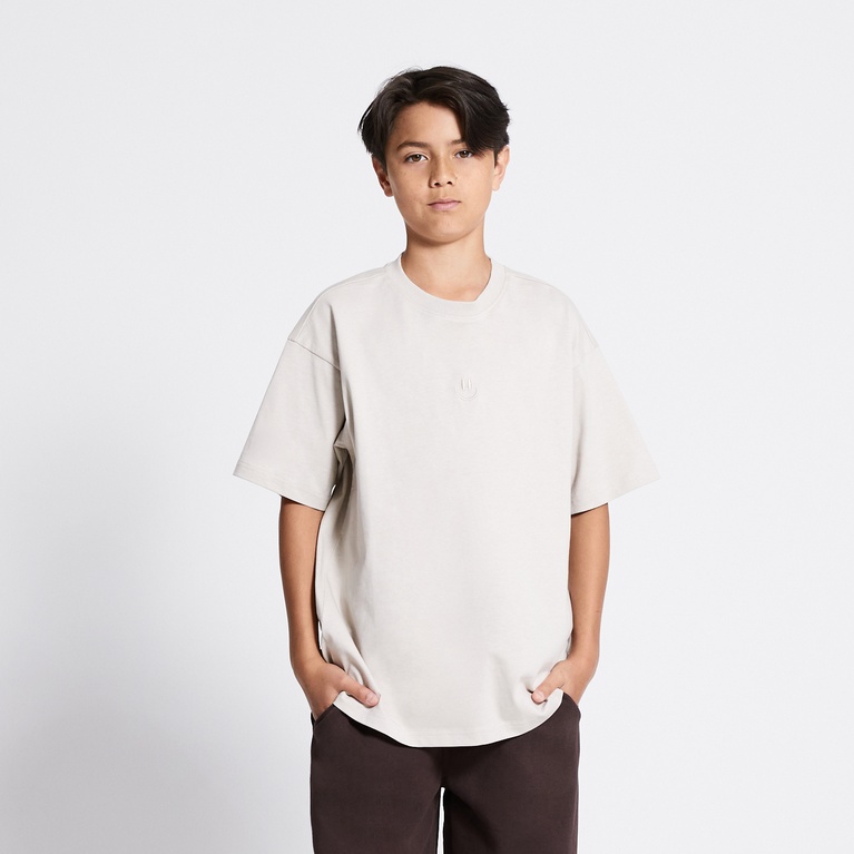 Oversized tee "Venice star" Beige